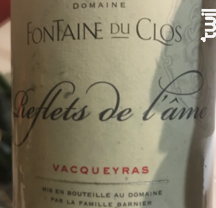 Reflets de l'âme - Domaine Fontaine du clos - 2024 - Blanc