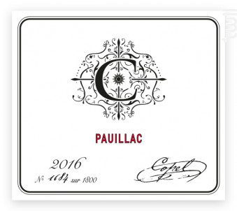Pauillac - Copel Wines - 2019 - Rouge
