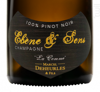 Ebène & Sens • 100% Pinot Noir • Soléra Mono-Parcellaire - Champagne Marcel Deheurles et Fils - Non millésimé - Effervescent