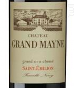 Château Grand Mayne - Château Grand Mayne - 2018 - Rouge