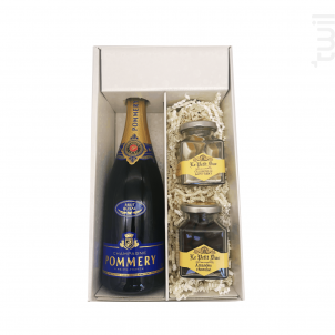 Coffret Cadeau - 1 Brut - 1 Pot De Calissons - 1 Pot D'amandes Enrobées - Champagne Pommery - Non millésimé - Effervescent