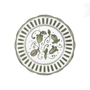 Assiette À Dessert Napoli Verte 21 Cm lot De 6 - table passion -  - 