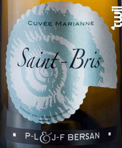 Cuvée Marianne - Domaine JF & PL Bersan - 2015 - Blanc