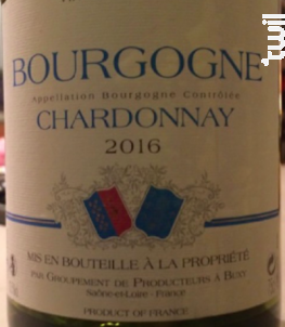 Bourgogne Chardonnay - Vignerons de Buxy - 2009 - Blanc