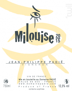 Milouise - Domaine Jean-Philippe Padié - 2014 - Blanc