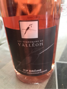IGP Drôme Rosé - Les Vignerons de Valleon - 2018 - Rosé