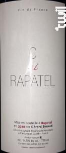 C si Rapatel - Domaine de Rapatel - 2010 - Rouge