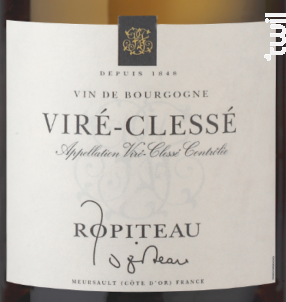 Viré-Clessé - Ropiteau Frères - 2022 - Blanc