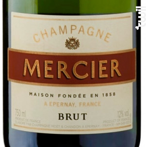 Brut - Champagne Mercier - Non millésimé - Effervescent