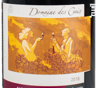 Gargantua - Domaine des Crais - 2018 - Rouge