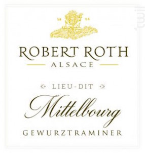 Gewurztraminer Mittelbourg - Domaine Robert Roth - 2018 - Blanc