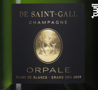 Orpale Grand Cru Blanc de Blancs Milésimé - Champagne de Saint-Gall - 2008 - Effervescent