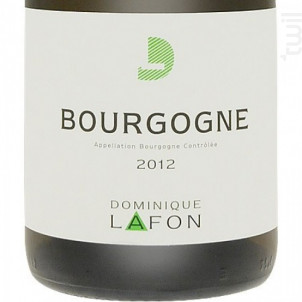 Bourgogne Chardonnay - Dominique Lafon - 2012 - Blanc