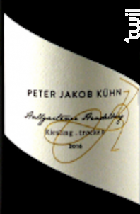 Hallgartener Hendelberg VDP.Erste Lage 1er Cru - Peter Jakob Kühn - 2016 - Blanc