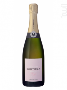 - Rosé - Grand Cru - Brut - Champagne A. Soutiran - Non millésimé - Effervescent