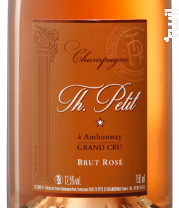 Rosé Grand Cru - Brut - Champagne Th. Petit - Non millésimé - Effervescent