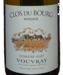 Clos du Bourg Moelleux - DOMAINE HUET - 2016 - Blanc