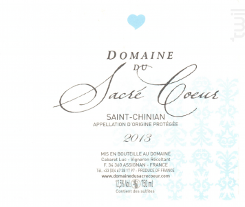 Saint-Chinian - Domaine du Sacré Coeur - 2018 - Rosé