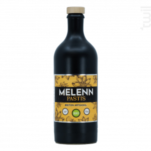 Pastis Breton MELENN bio 45° 70cL - Distillerie Breizh'Cool - Non millésimé - 