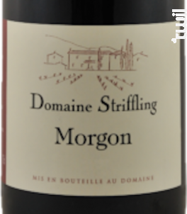 Morgon - Domaine Striffling - 2016 - Rouge