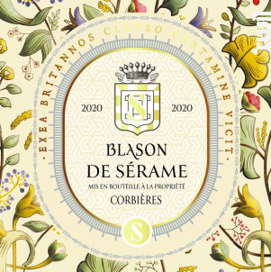 Blason de Sérame - Famille d'Exéa - 2020 - Rouge