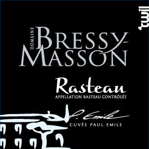Cuvée Paul Emile - Domaine Bressy-Masson - 2015 - Rouge