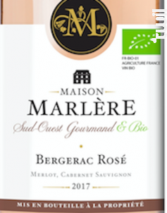 LA VIE SAUVAGE - Maison Marlère - 2020 - Rosé