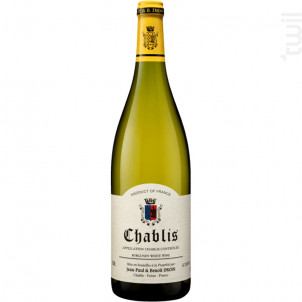 Jean Paul & Benoit Droin Chablis - Domaine Jean-Paul et Benoit Droin - 2021 - Blanc