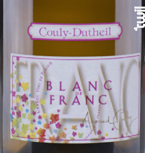 Blanc de Franc - Couly-Dutheil - 2019 - Blanc