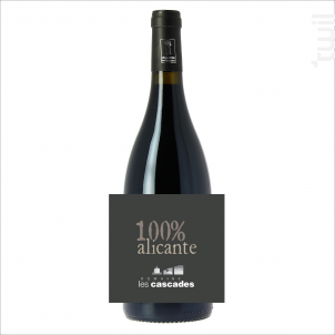 100% Alicante - Domaine les Cascades - 2019 - Rouge