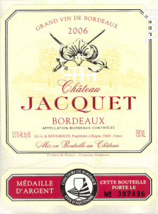 JACQUET - Château Jacquet - 2013 - Rouge