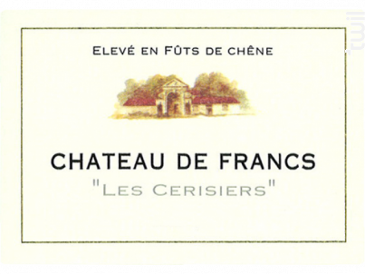 Les Cerisiers - Château de Francs - 2014 - Rouge