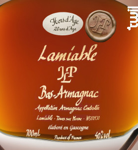Armagnac Lamiable Millésimé - Domaines Lamiable - 2000 - Blanc