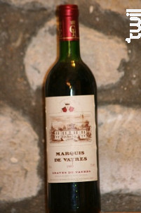 Marquis De Vayres - Chateau de Vayres - 1989 - Rouge