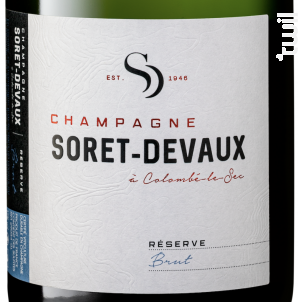 Réserve • Brut - Champagne Soret-Devaux - Non millésimé - Effervescent