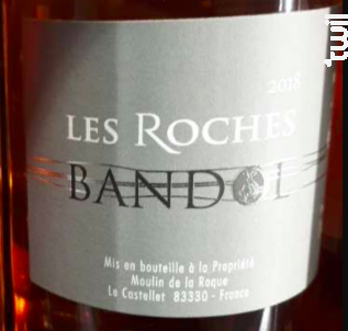 Les Roches Bandol - Moulin de la Roque - 2018 - Rosé