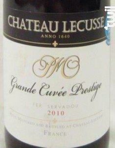 Grande Cuvée Prestige - Château Lecusse - 2010 - Rouge