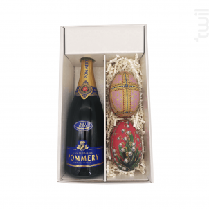Coffret Cadeau - 1 Brut - 2 Oeufs De Fabergé - Champagne Pommery - Non millésimé - Effervescent
