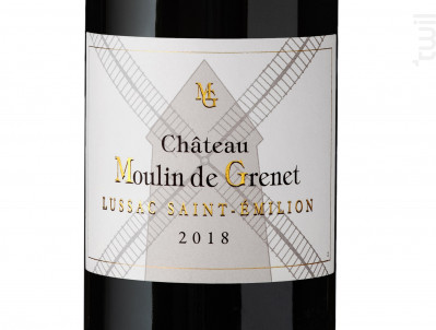 CHATEAU MOULIN DE GRENET - Château Cantenac - 2018 - Rouge