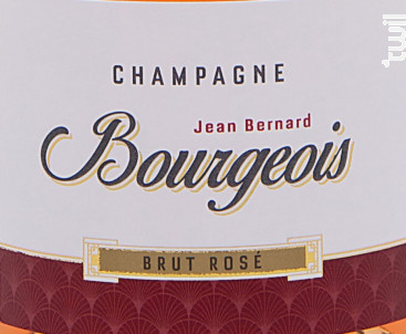 Brut Rosé - Champagne Jean-Bernard Bourgeois - Non millésimé - Rosé