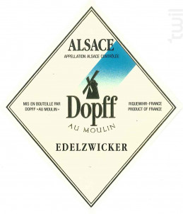 Edelzwicker - Dopff Au Moulin - 2020 - Blanc