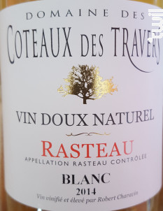 Vin Doux Naturel - Domaine des Coteaux des Travers - 2015 - Blanc