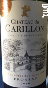 Château du Carillon - Ginestet SA - 1999 - Rouge