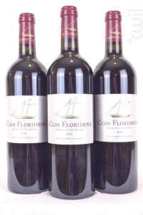 Pack 3 bouteilles Clos Floridene - Clos Floridène - 2015 - Rouge