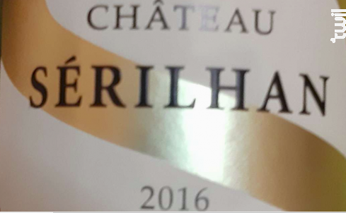 Château Sérilhan - SCEAM Marcelis - Château Sérilhan - 2016 - Rouge