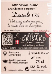 Dénivelé 175 - Maison Philippe Grisard - 2020 - Blanc