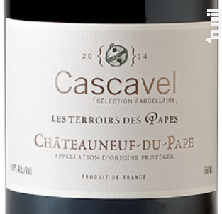 Cascavel Les Terroirs des Papes - Caravinsérail • La Maison de Cascavel - 2015 - Rouge