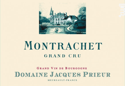 Montrachet Grand Cru - Domaine Jacques Prieur - 2013 - Blanc