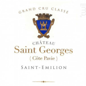 Château saint georges cote pavie - Château Saint-Georges Côte Pavie - 2023 - Rouge
