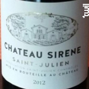 Château Sirène - Château Sirène - 2000 - Rouge